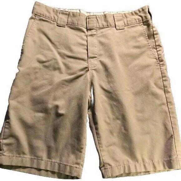 Dickies Genuine Essential Flex Work Shorts Tan Size 32 Straight Fit Brand KL-681 - Picture 1 of 8